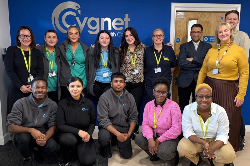 The Cygnet Paddocks team following their CQC result