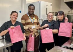 The catering team at Cygnet Alders Clinic