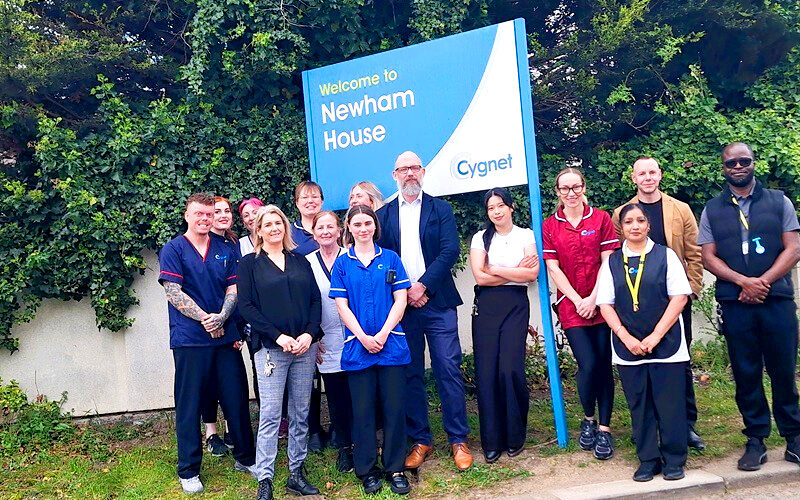The Cygnet Newham House team