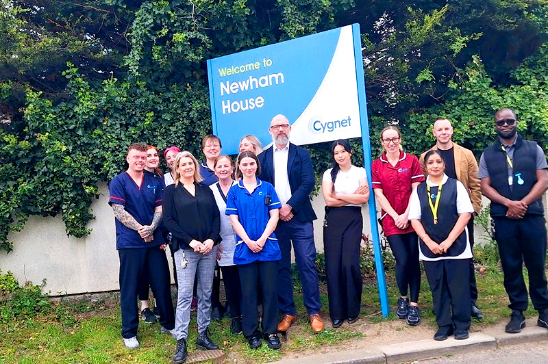 The Cygnet Newham House team