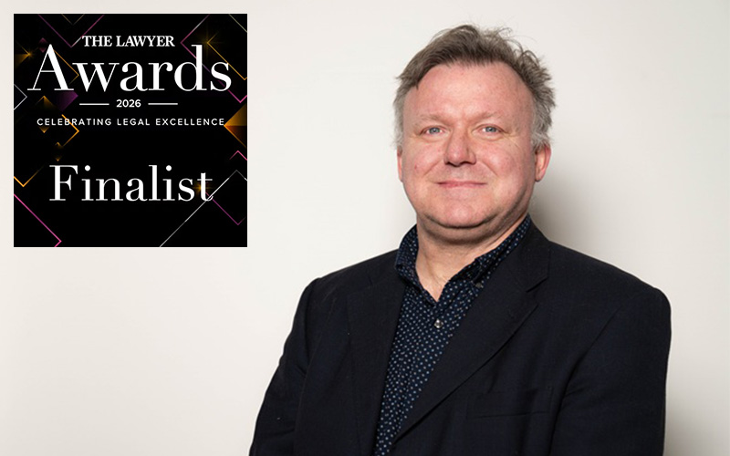 Christian Young, a finalist in The Lawyer Awards 2026