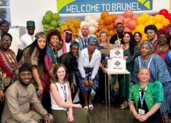 The team at Cygnet Brunel celebrating their multicultural day