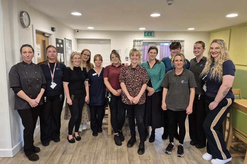 Members of the team at Cygnet St William's
