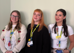 The 3 members of the psychology team leading the project