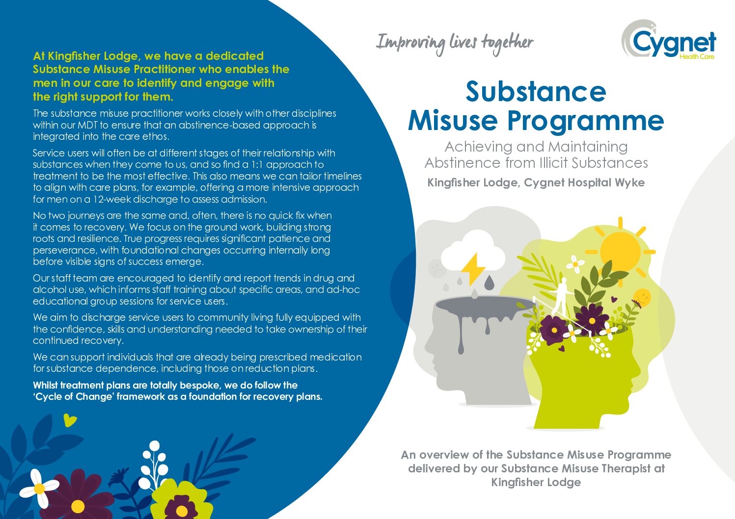 Download the Kingfisher Lodge Substance Misuse Flyer PDF