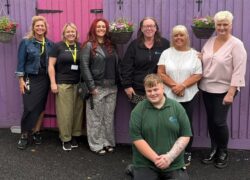Members of the team at Ty Alarch