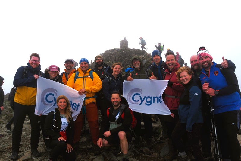 The team at the summit