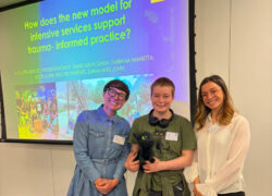 Jessie, Jamie and Fabiana presenting at the QNIC Annual Forum
