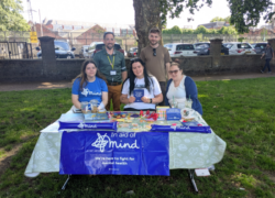 The Ealing team fundraising for Mind in a local park