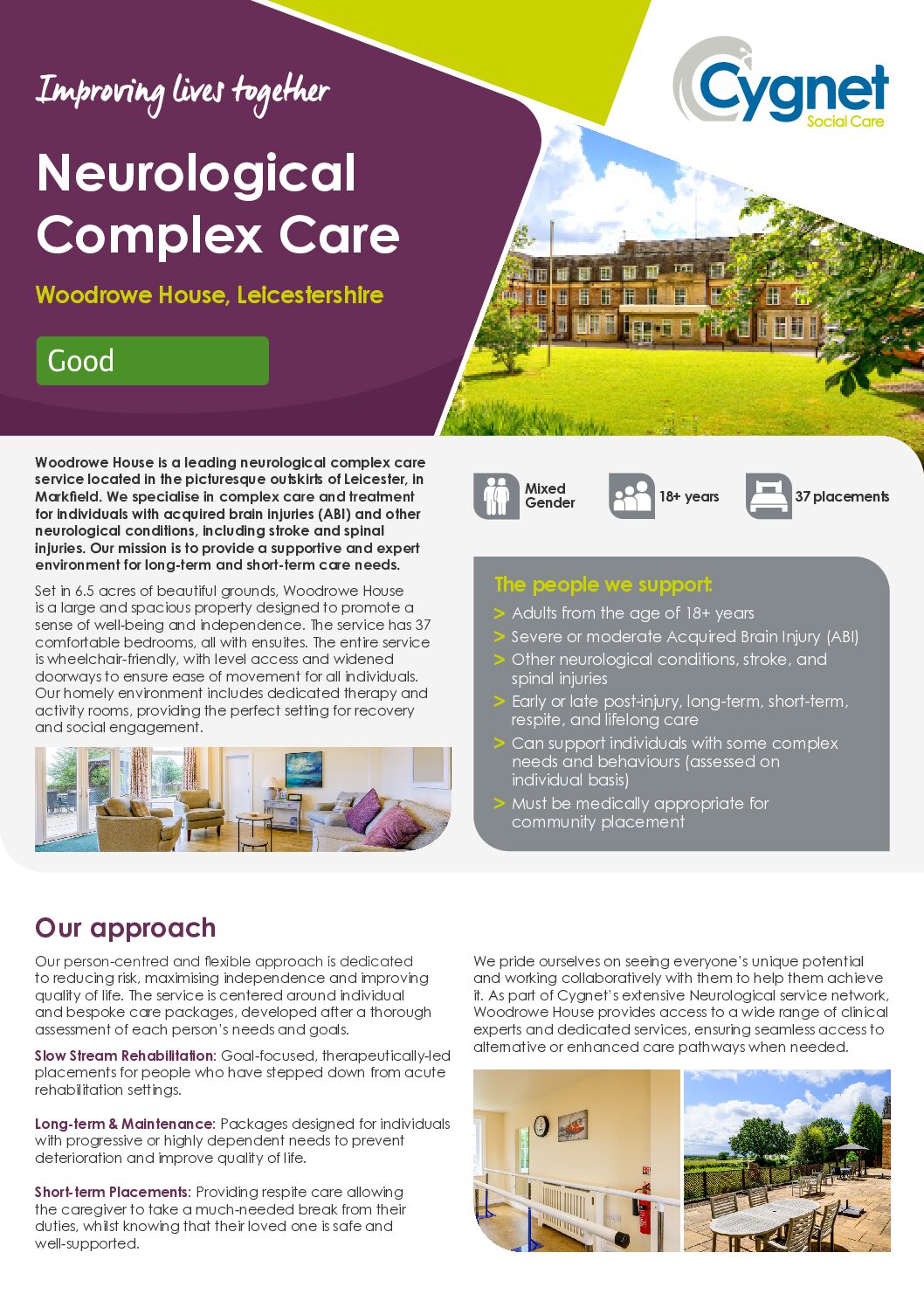 Download the Woodrowe House flyer PDF