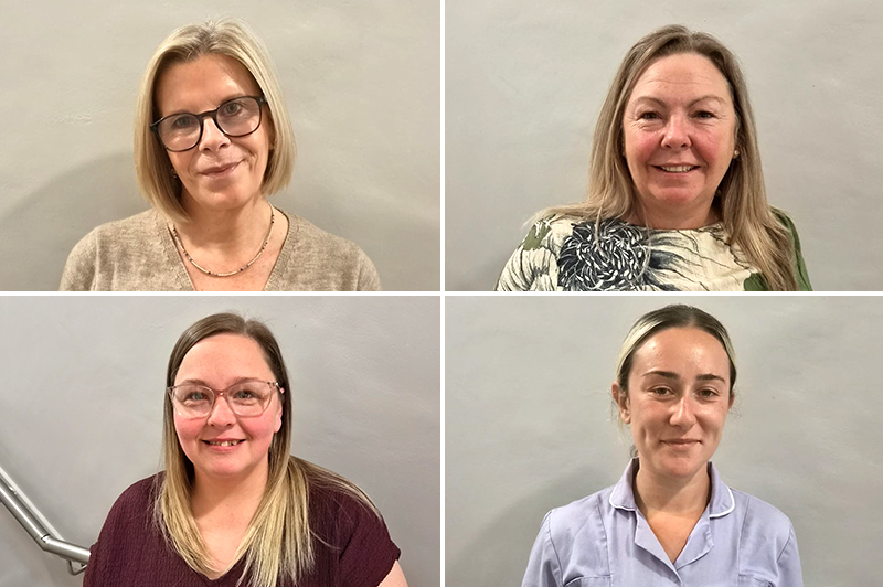 Lorraine, Amanda, Louise and Charris have all been named finalists
