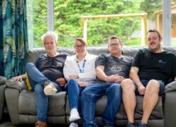 Stacey and some of the team at Clynsaer