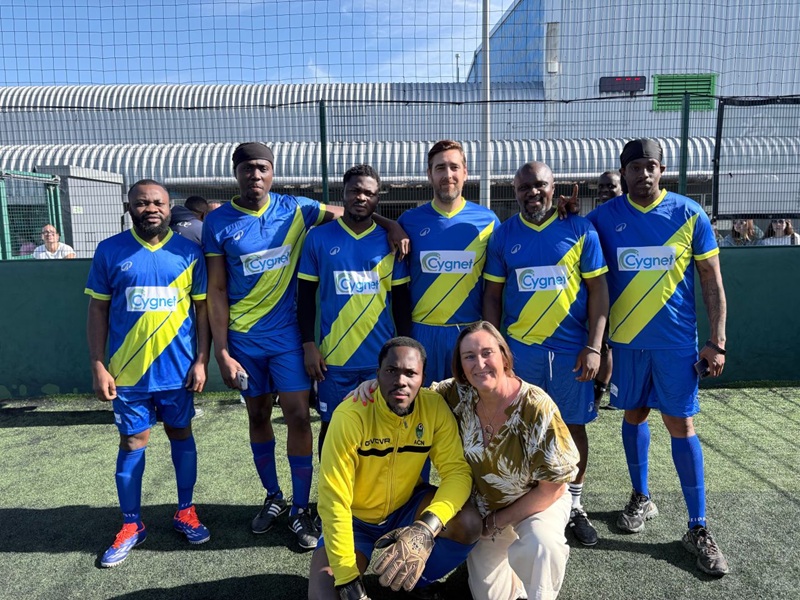 Lynn and the Cygnet Churchill team