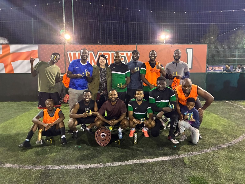 Football tournament winners Cygnet Hospital Sheffield